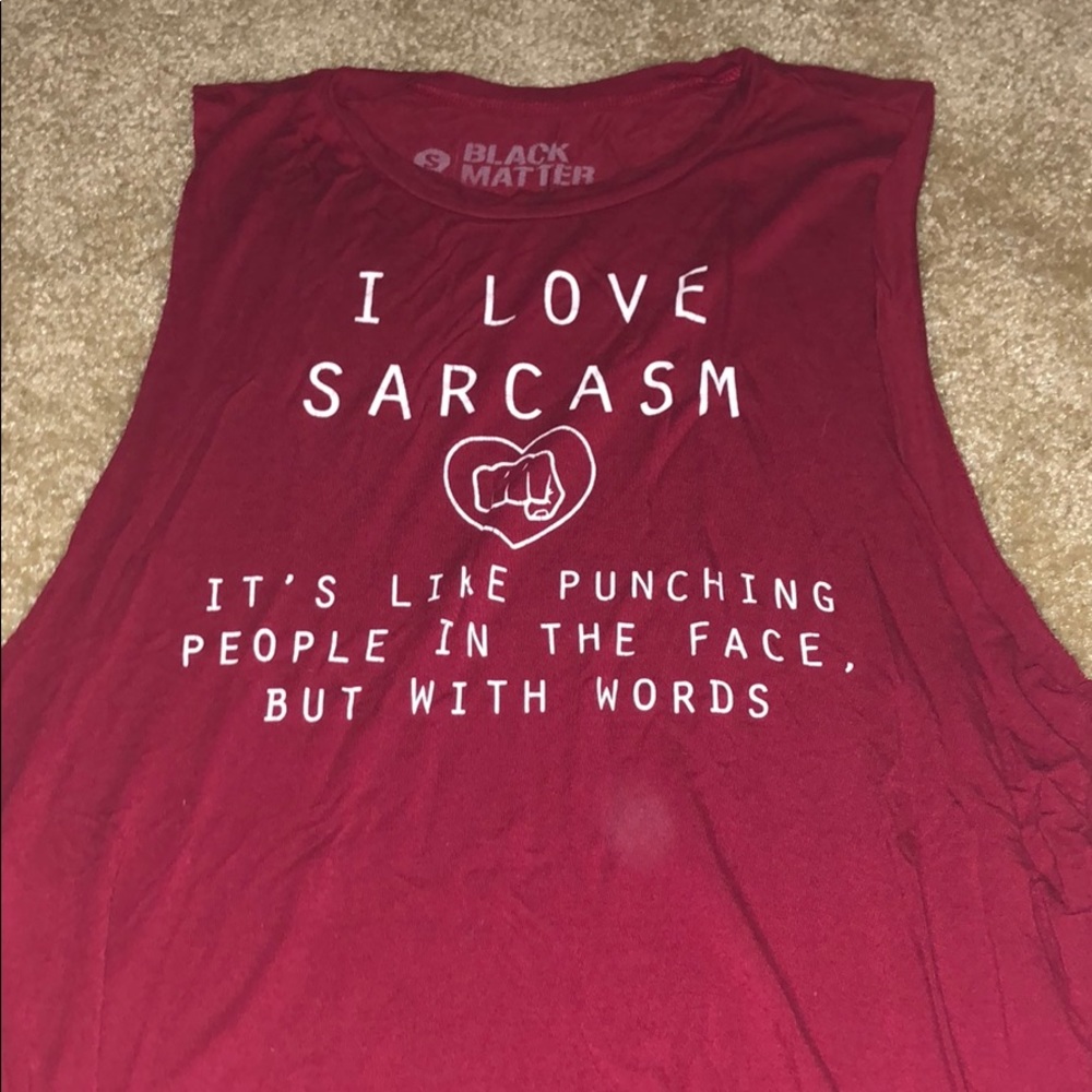 Graphic muscle tee